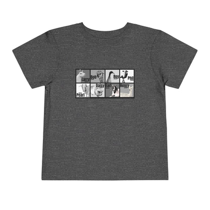 THE WHOLE GANG - TODDLER TEE -  BLACK & WHITE