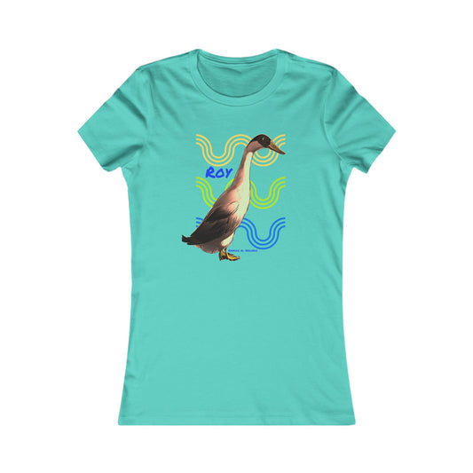 WOMENS SLIM CUT T-SHIRT - ROY - CALI SUN