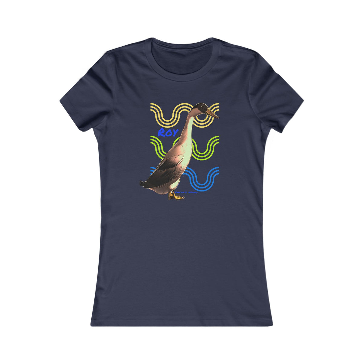 WOMENS SLIM CUT T-SHIRT - ROY - CALI SUN