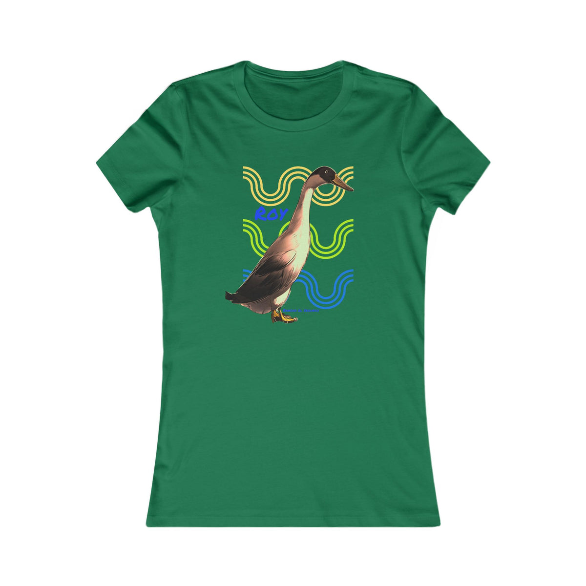 WOMENS SLIM CUT T-SHIRT - ROY - CALI SUN