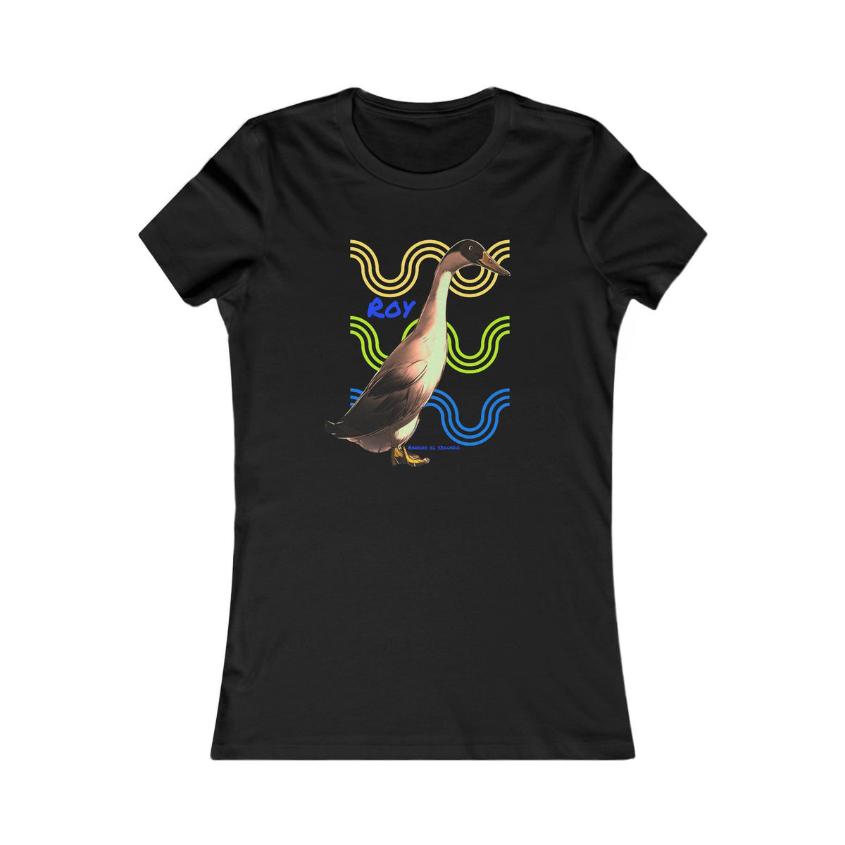 WOMENS SLIM CUT T-SHIRT - ROY - CALI SUN