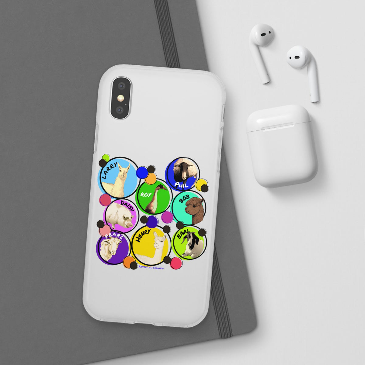 IPHONE & GALAXY FLEXI CASE - THE WHOLE GANG - CALI SUN