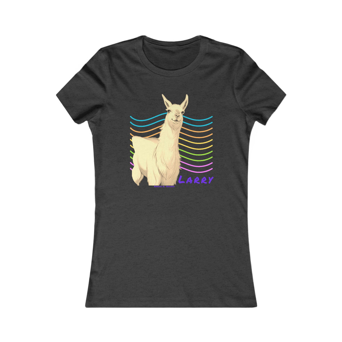 WOMENS SLIM CUT T-SHIRT - LARRY - CALI SUN