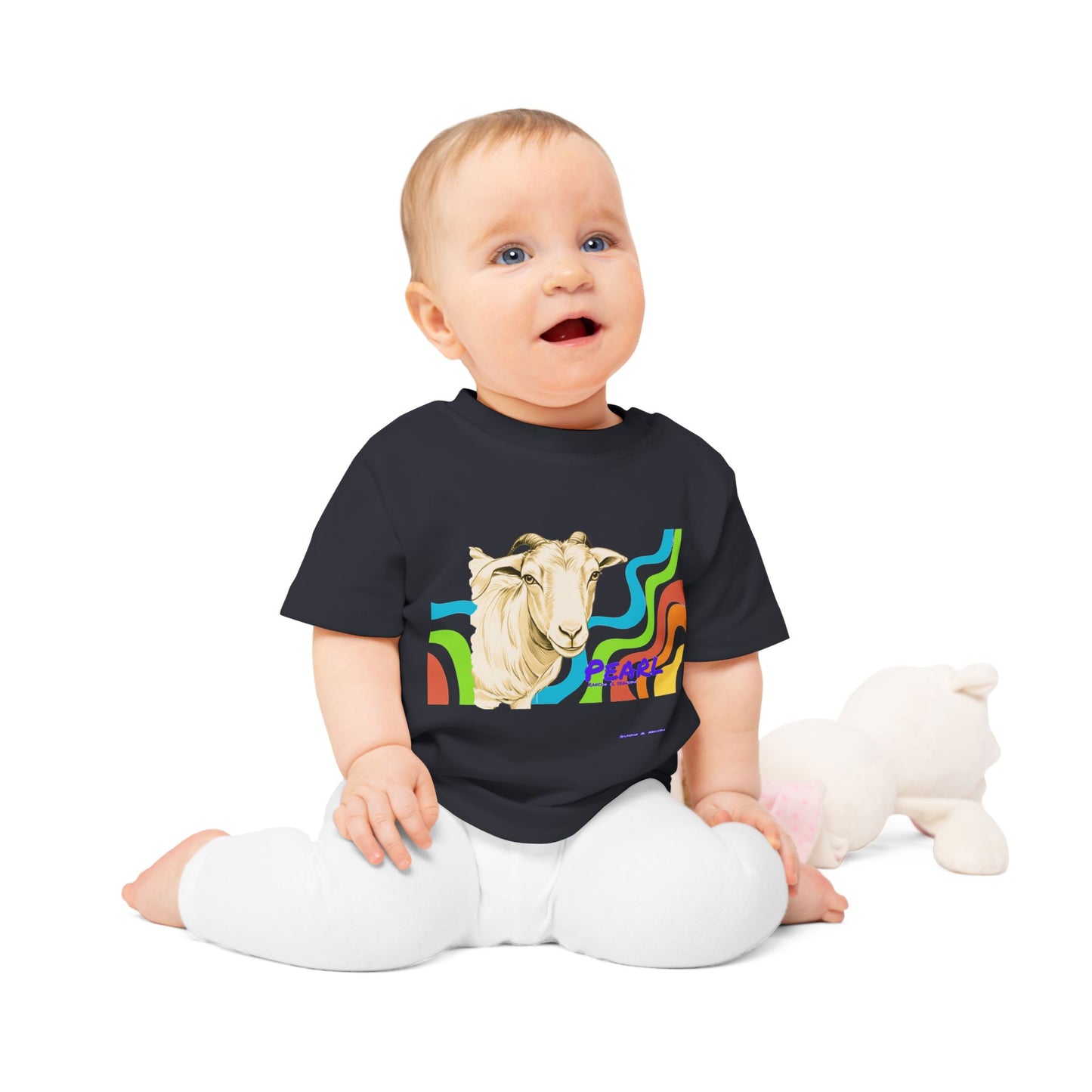 INFANT T-SHIRT - PEARL - CALI SUN