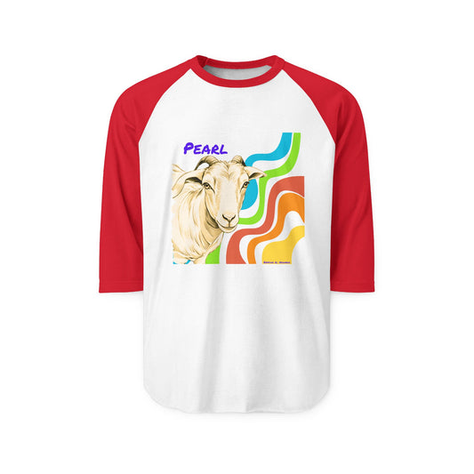 BASEBALL T-SHIRT (UNISEX) - PEARL - CALI SUN