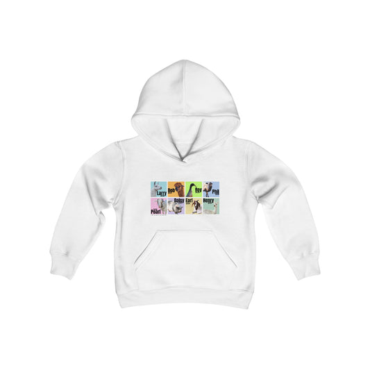 THE WHOLE GANG - KIDS HOODIE -  PASTEL