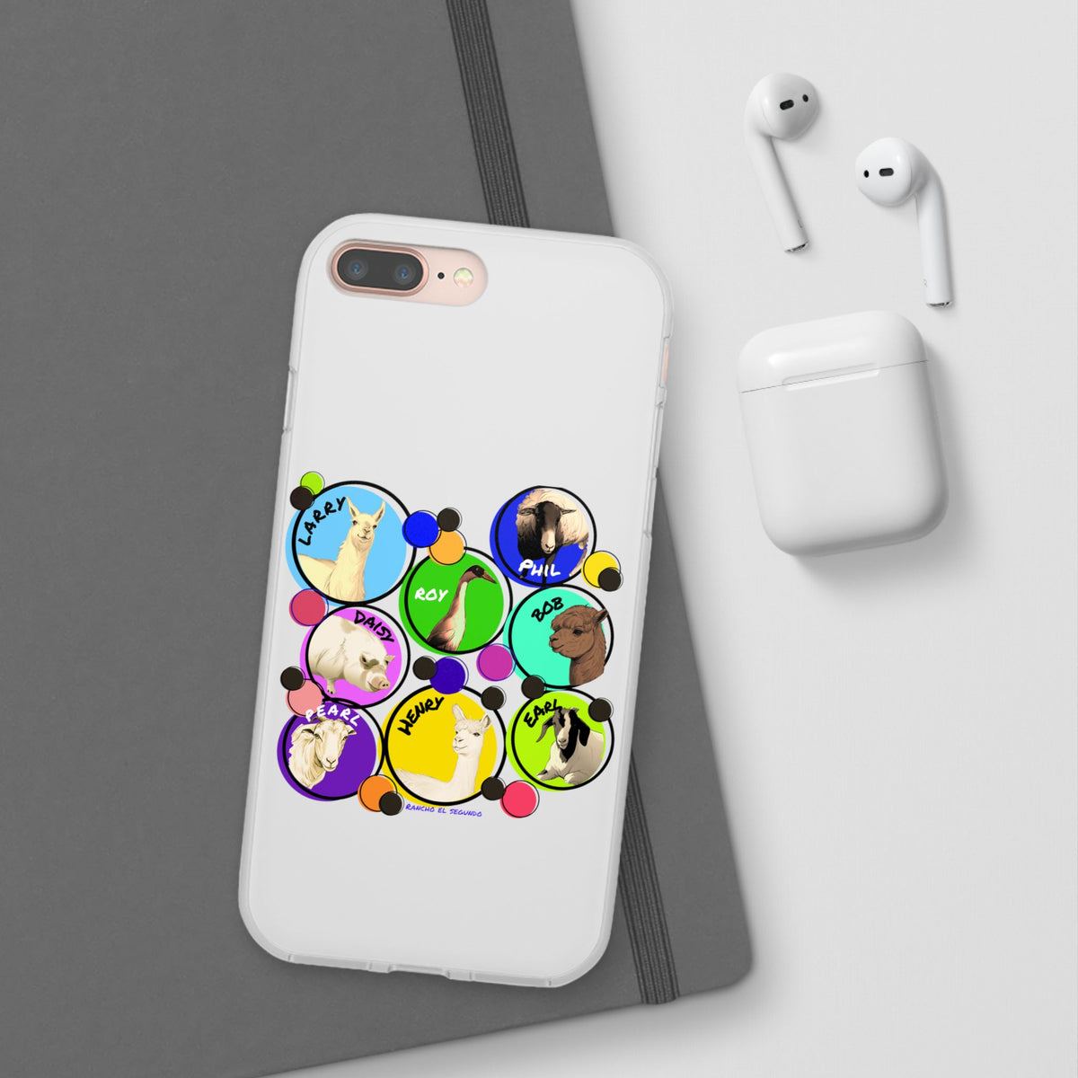 IPHONE & GALAXY FLEXI CASE - THE WHOLE GANG - CALI SUN