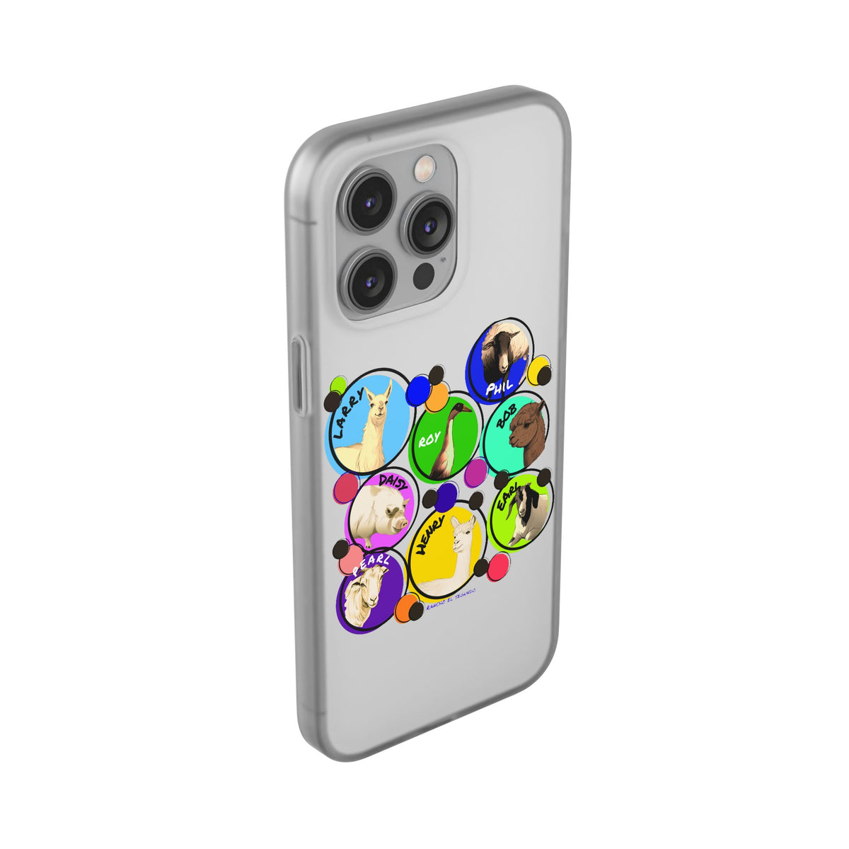 IPHONE & GALAXY FLEXI CASE - THE WHOLE GANG - CALI SUN