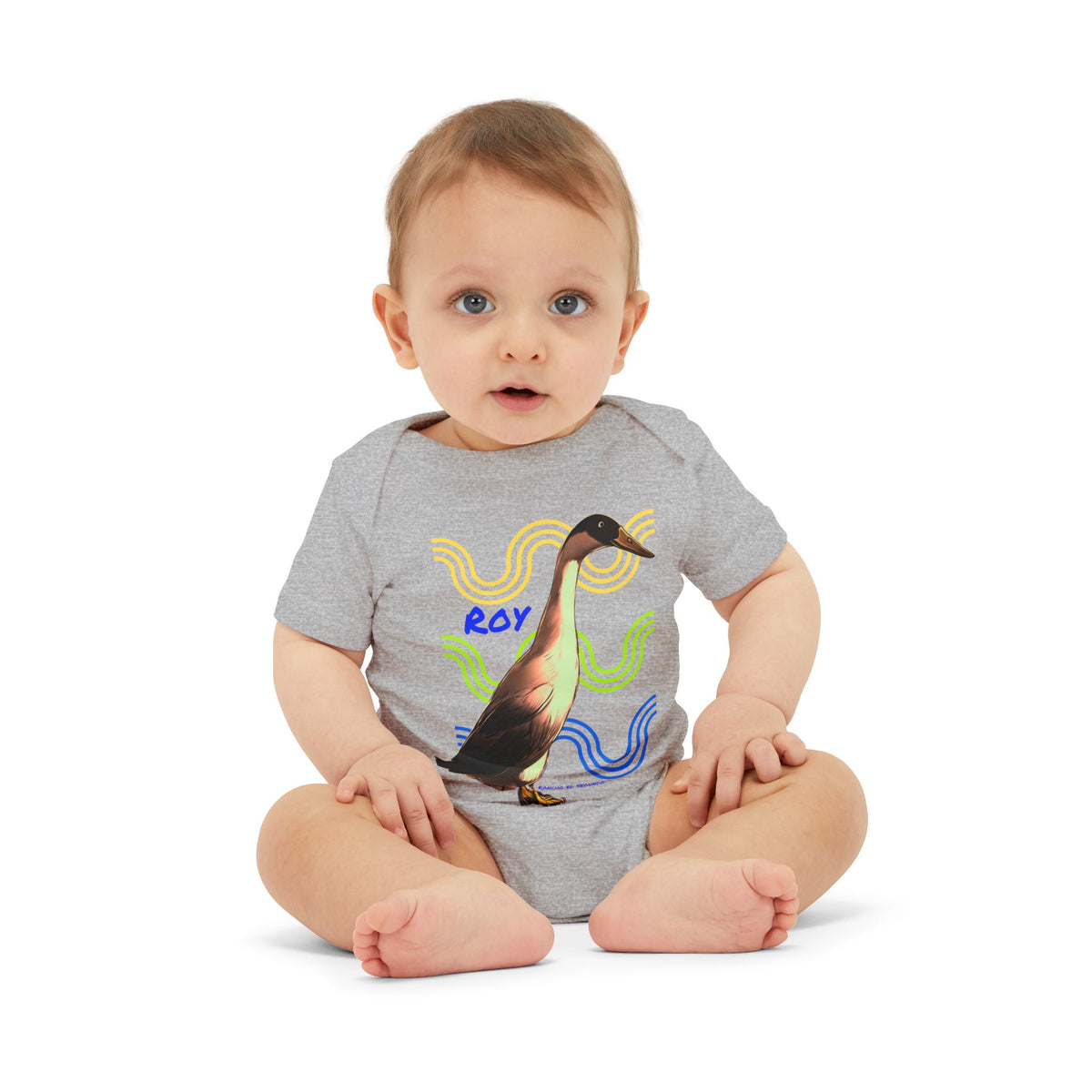 INFANT SHORT SLEEVE ONESIE - ROY - CALI SUN