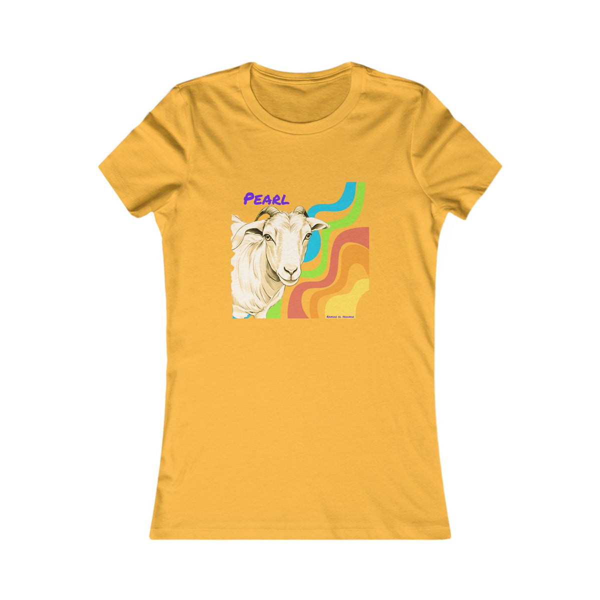 WOMENS SLIM CUT T-SHIRT - PEARL - CALI SUN