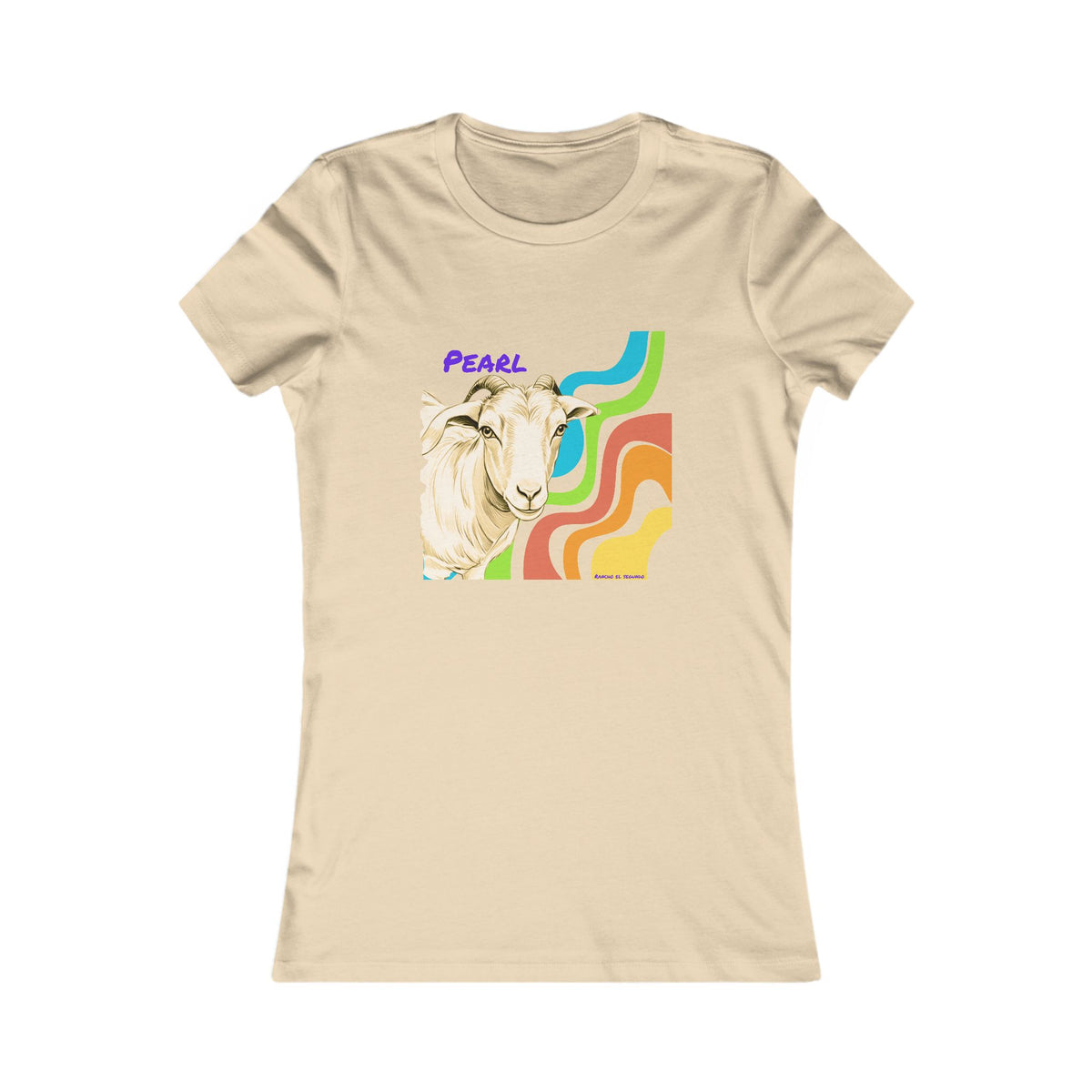 WOMENS SLIM CUT T-SHIRT - PEARL - CALI SUN