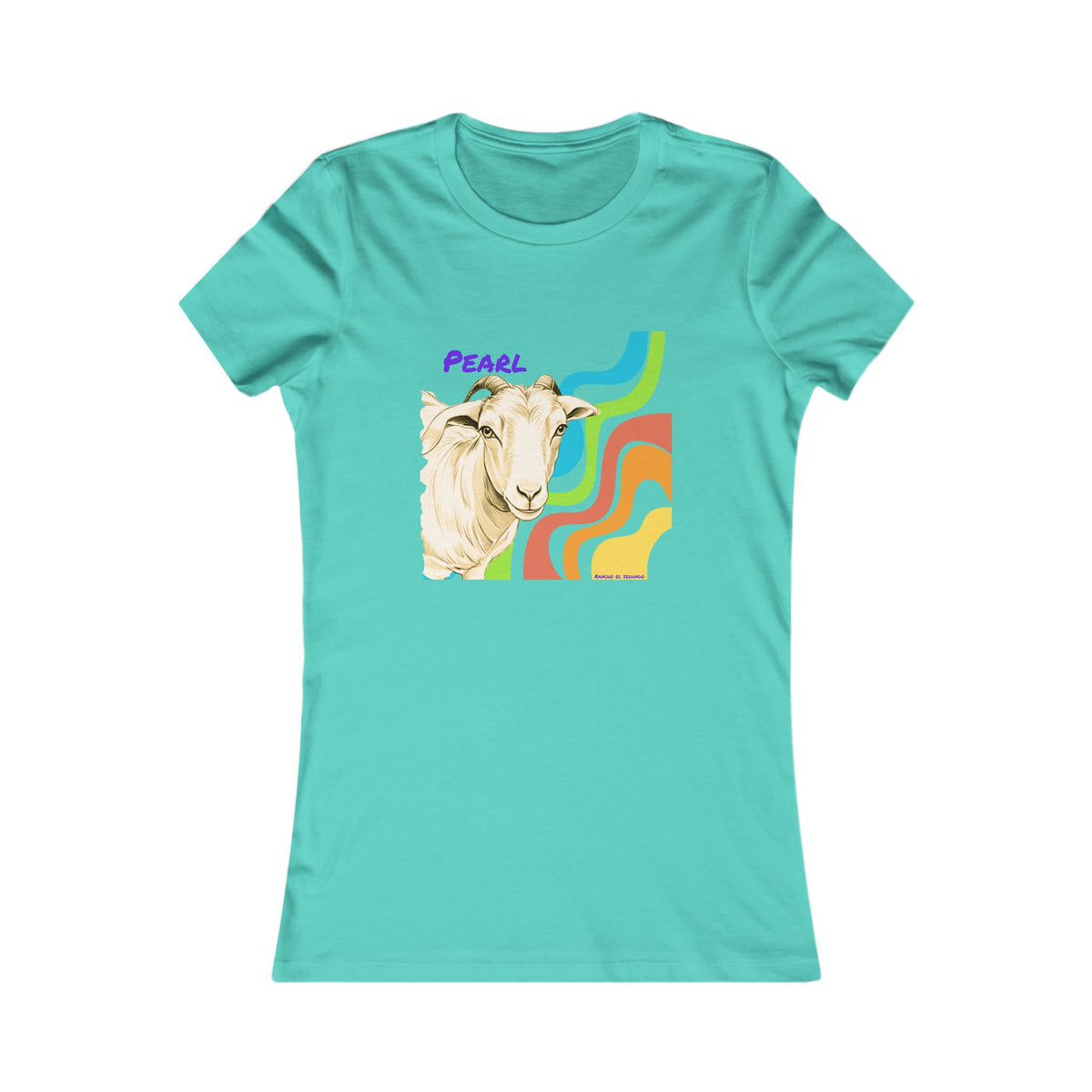 WOMENS SLIM CUT T-SHIRT - PEARL - CALI SUN