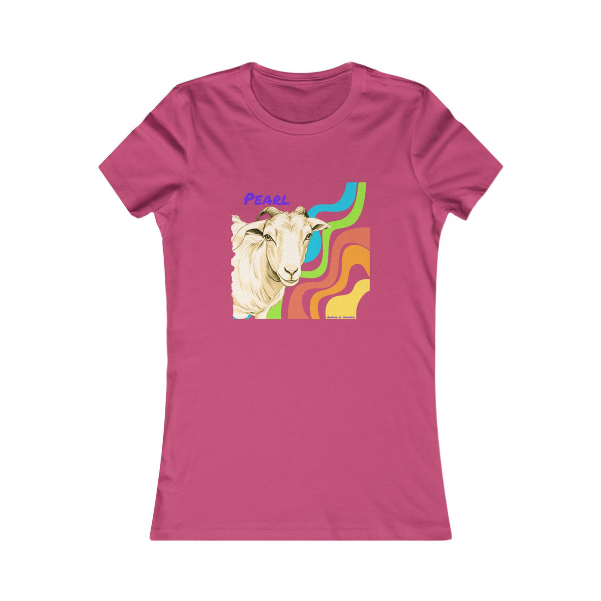 WOMENS SLIM CUT T-SHIRT - PEARL - CALI SUN