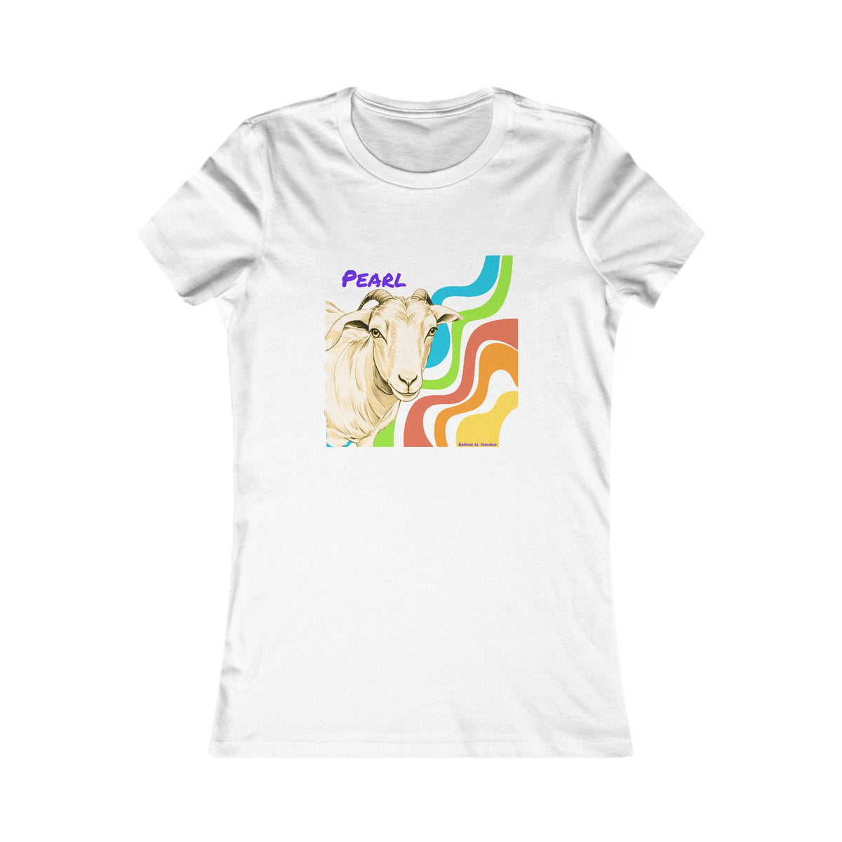 WOMENS SLIM CUT T-SHIRT - PEARL - CALI SUN