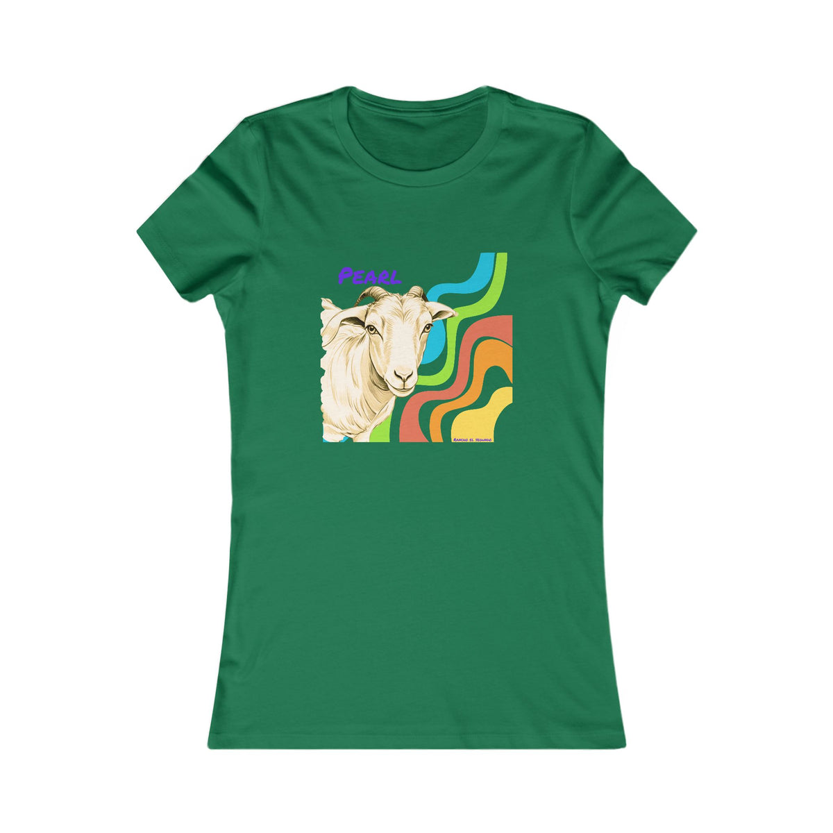 WOMENS SLIM CUT T-SHIRT - PEARL - CALI SUN