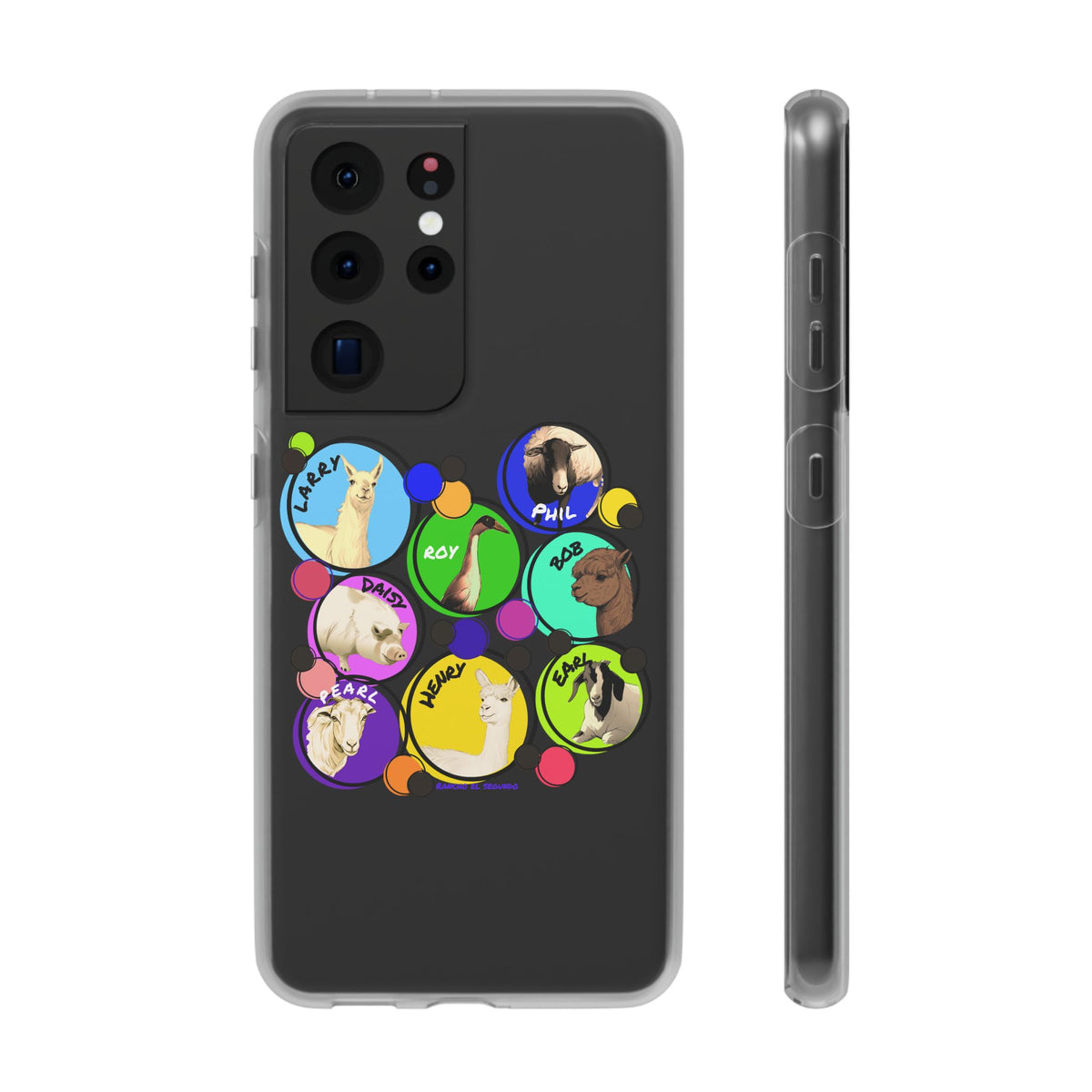 IPHONE & GALAXY FLEXI CASE - THE WHOLE GANG - CALI SUN