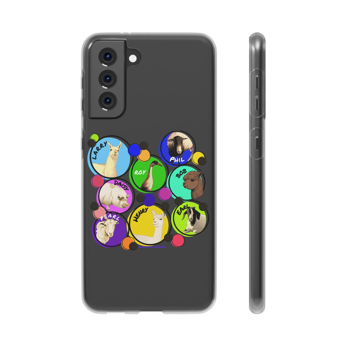 IPHONE & GALAXY FLEXI CASE - THE WHOLE GANG - CALI SUN