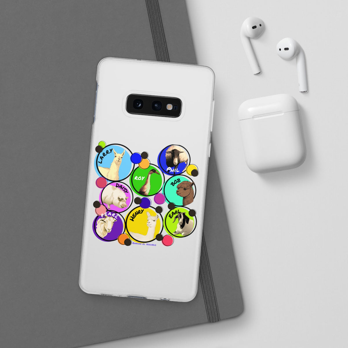 IPHONE & GALAXY FLEXI CASE - THE WHOLE GANG - CALI SUN