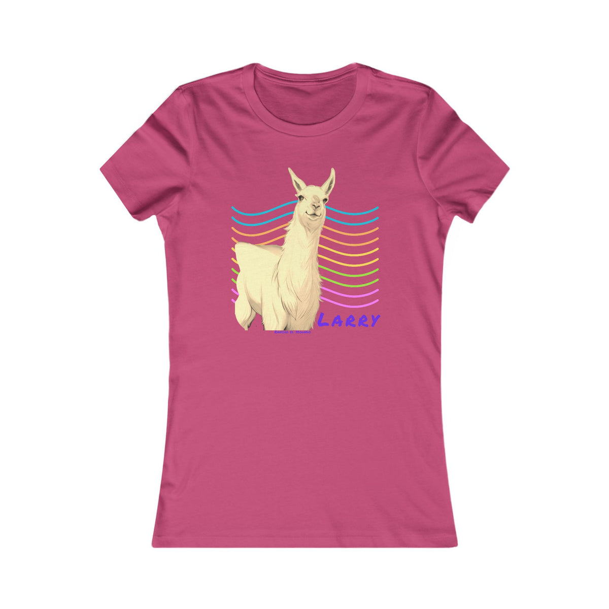 WOMENS SLIM CUT T-SHIRT - LARRY - CALI SUN