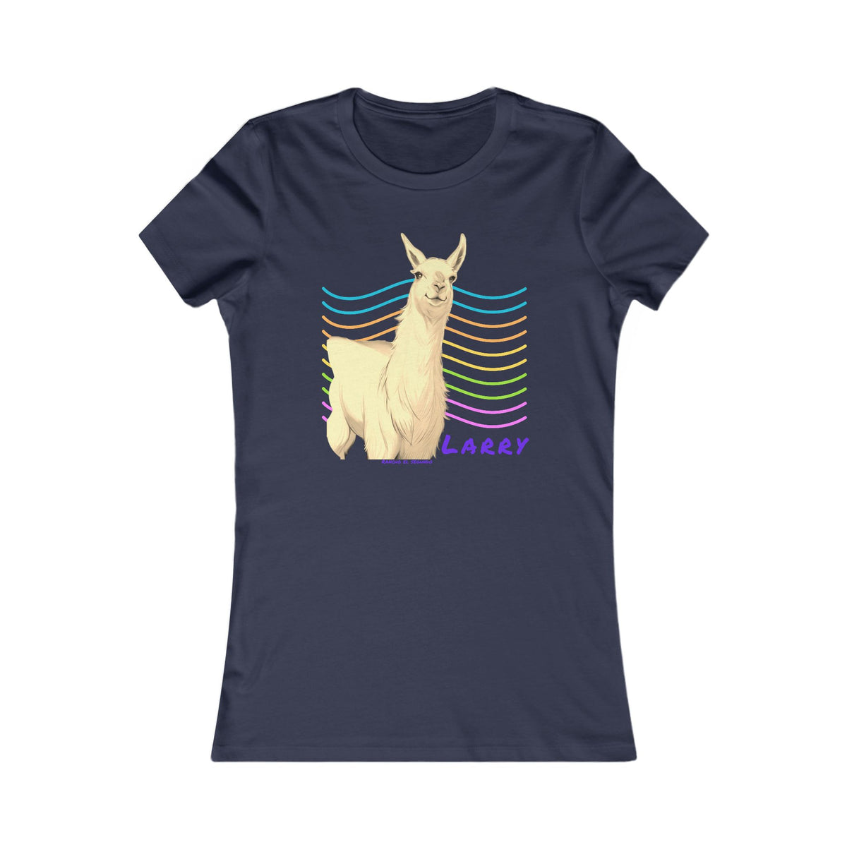 WOMENS SLIM CUT T-SHIRT - LARRY - CALI SUN