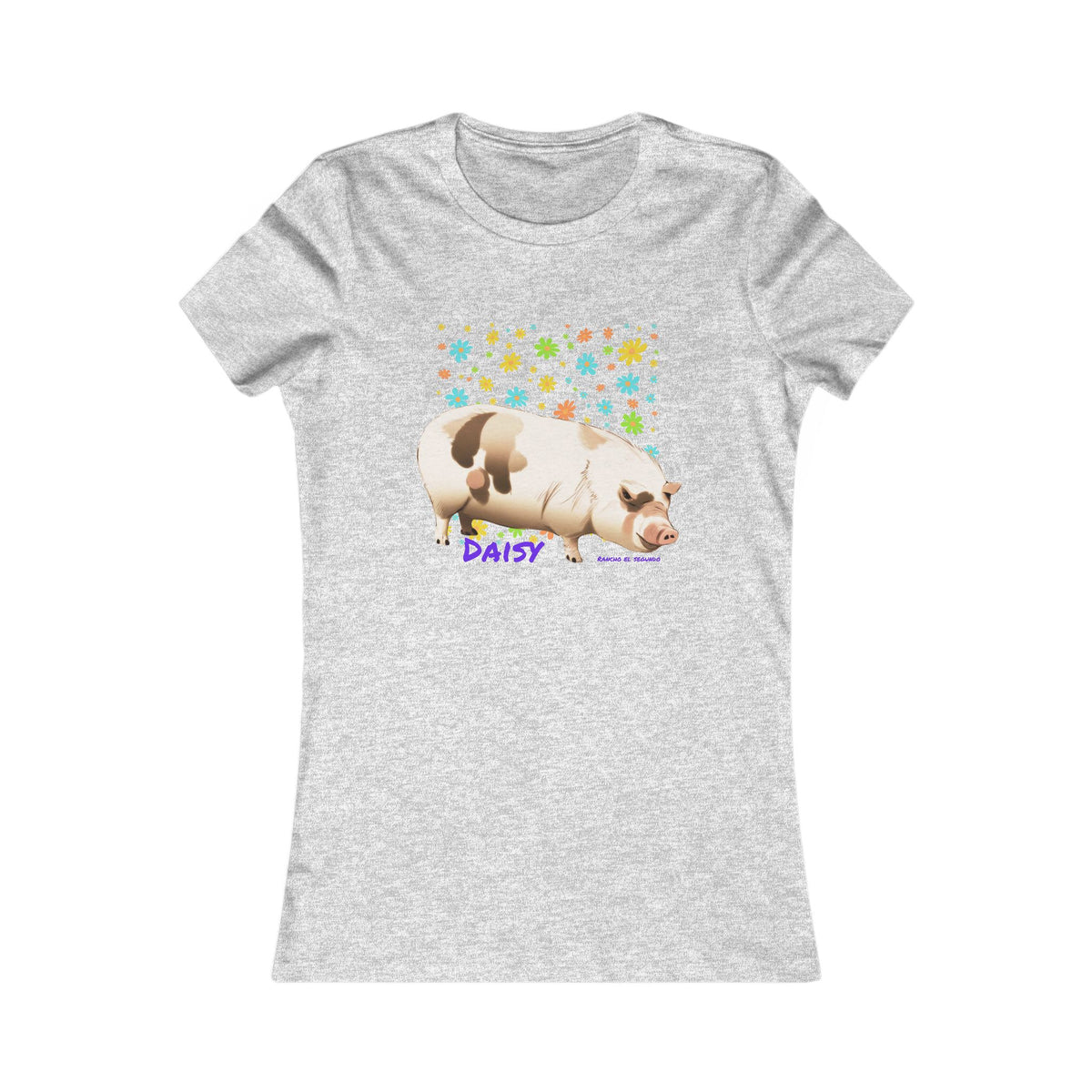WOMENS SLIM CUT T-SHIRT - DAISY - CALI SUN