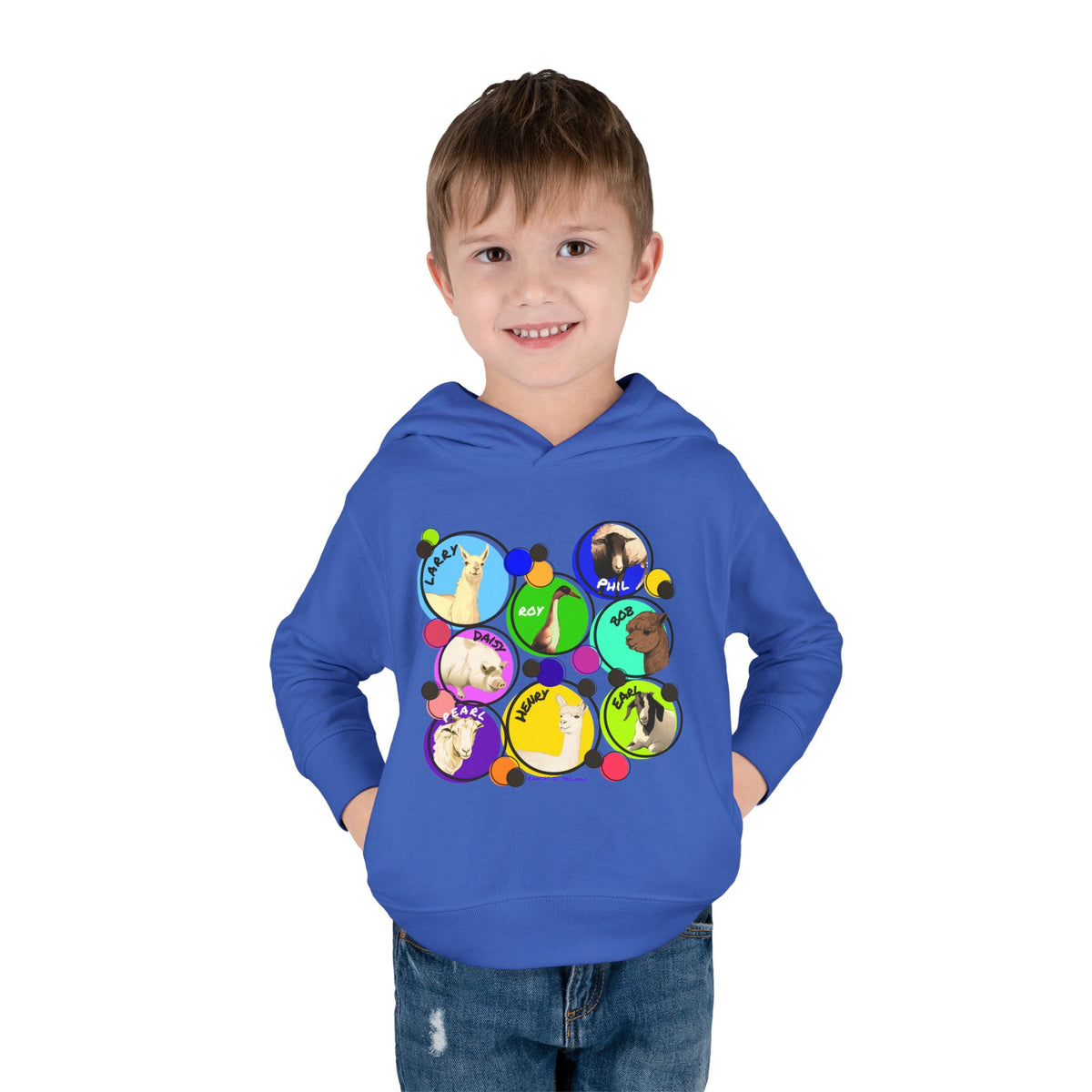 TODDLER  HOODIE - THE WHOLE GANG - CALI SUN