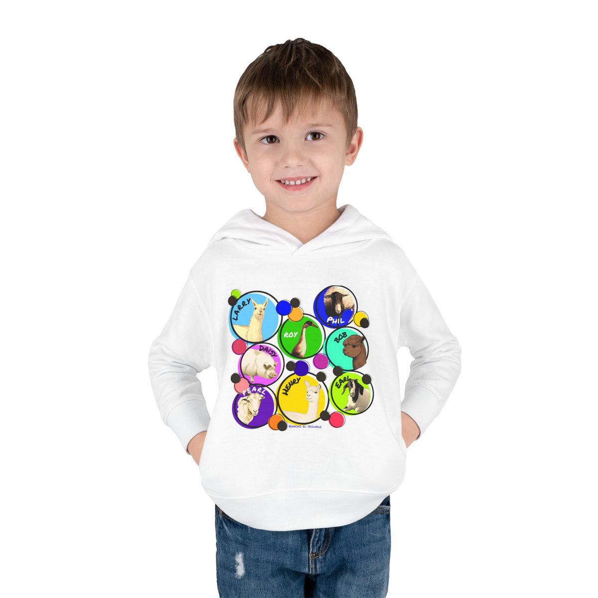 TODDLER  HOODIE - THE WHOLE GANG - CALI SUN