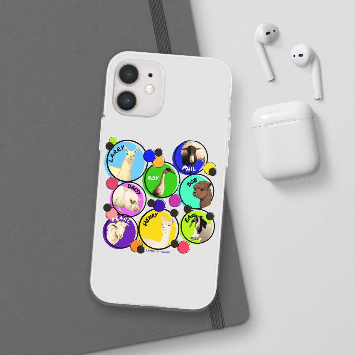 IPHONE & GALAXY FLEXI CASE - THE WHOLE GANG - CALI SUN