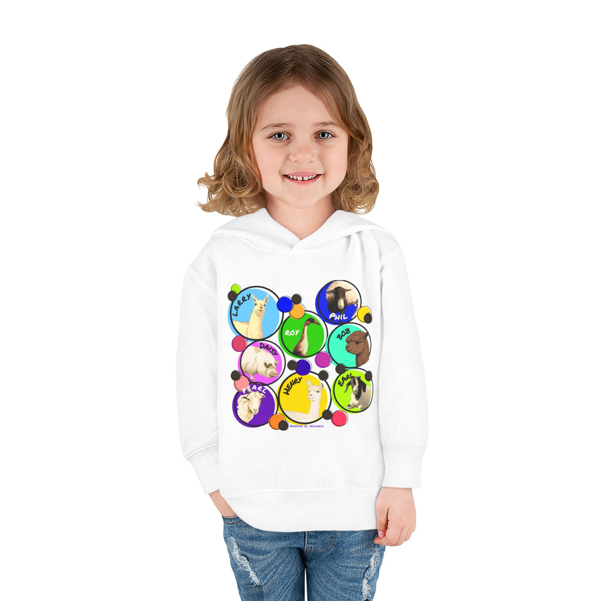 TODDLER  HOODIE - THE WHOLE GANG - CALI SUN