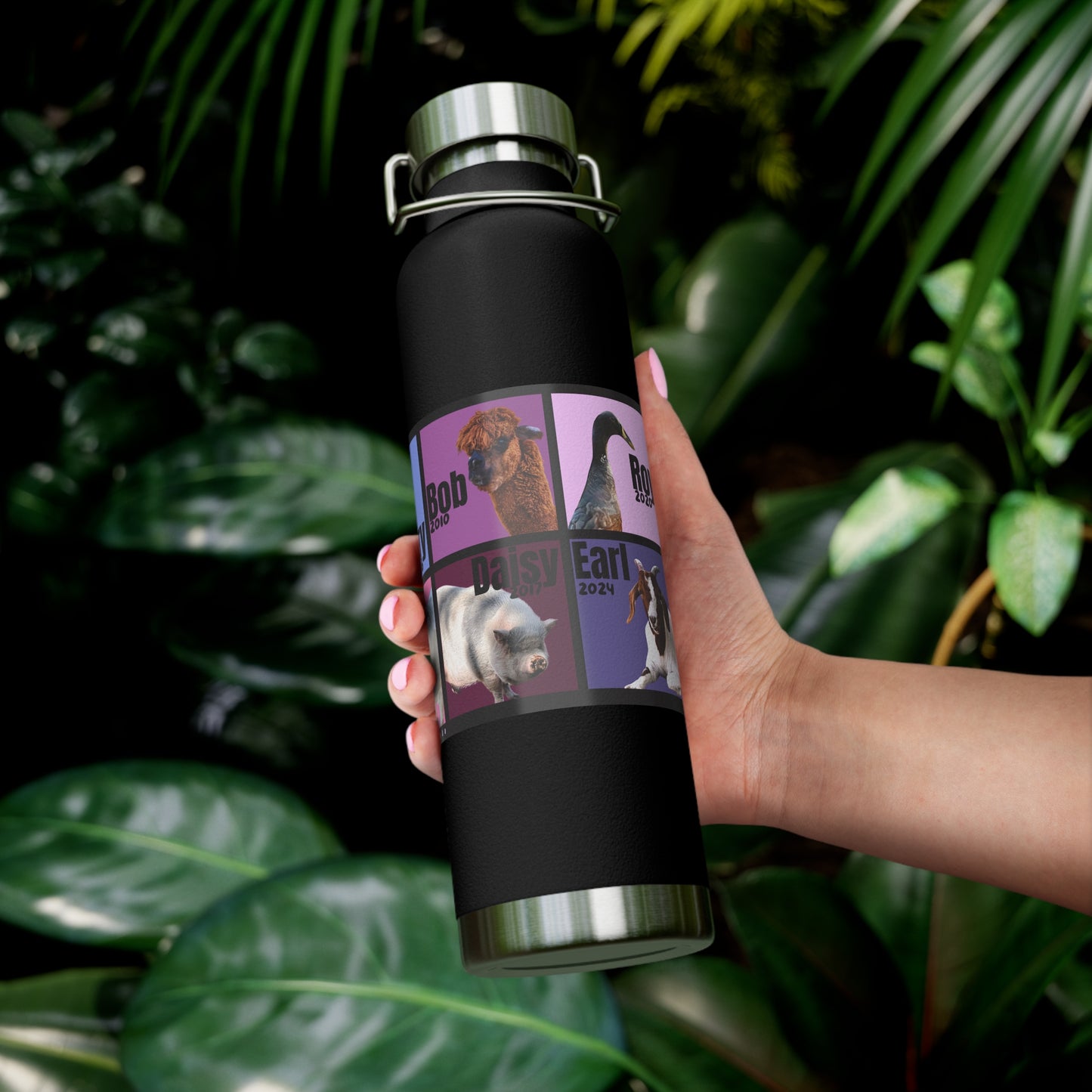 VACUUM INSULATED BOTTLE 22oz - THE WHOLE GANG - PURPLE