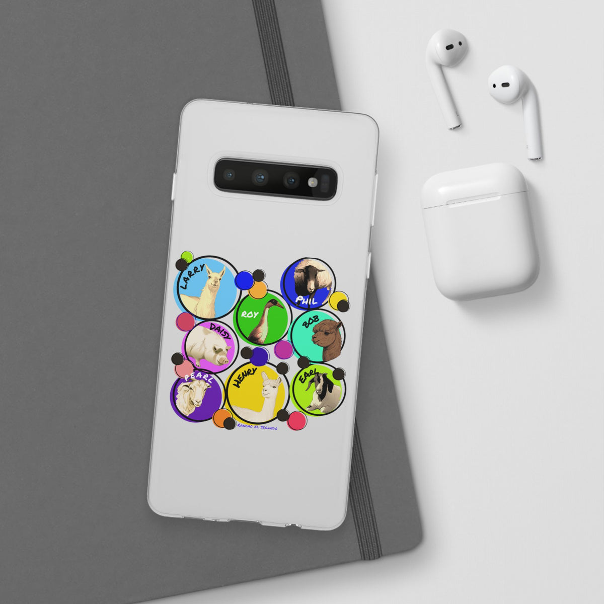 IPHONE & GALAXY FLEXI CASE - THE WHOLE GANG - CALI SUN
