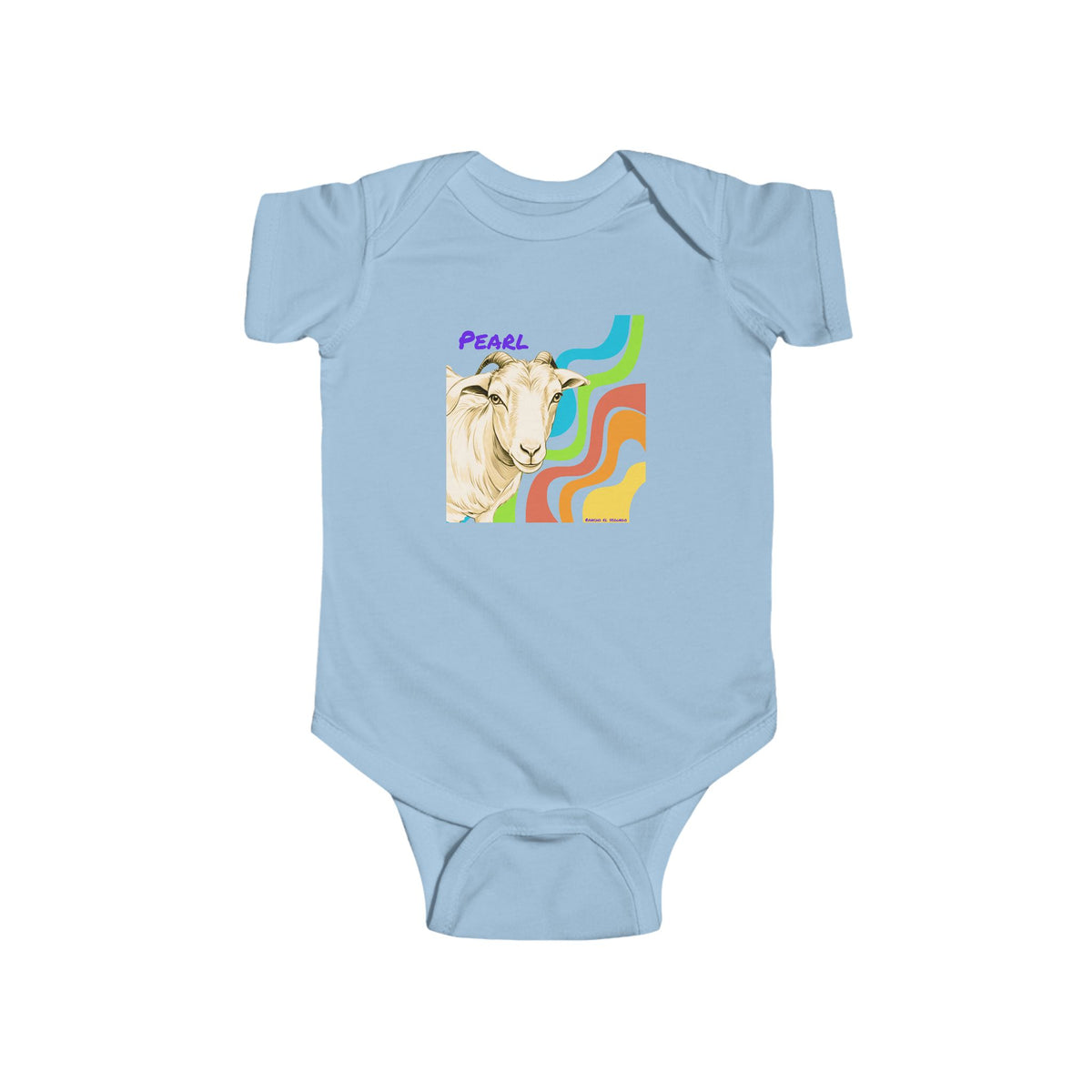 INFANT ONESIE - PEARL - CALI SUN