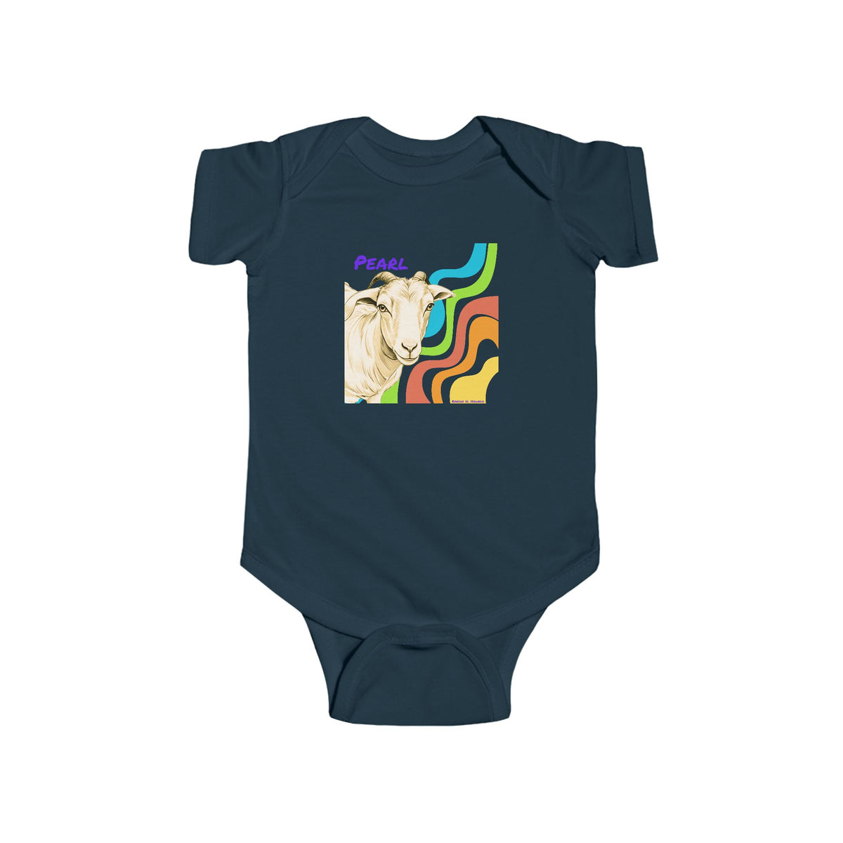 INFANT ONESIE - PEARL - CALI SUN