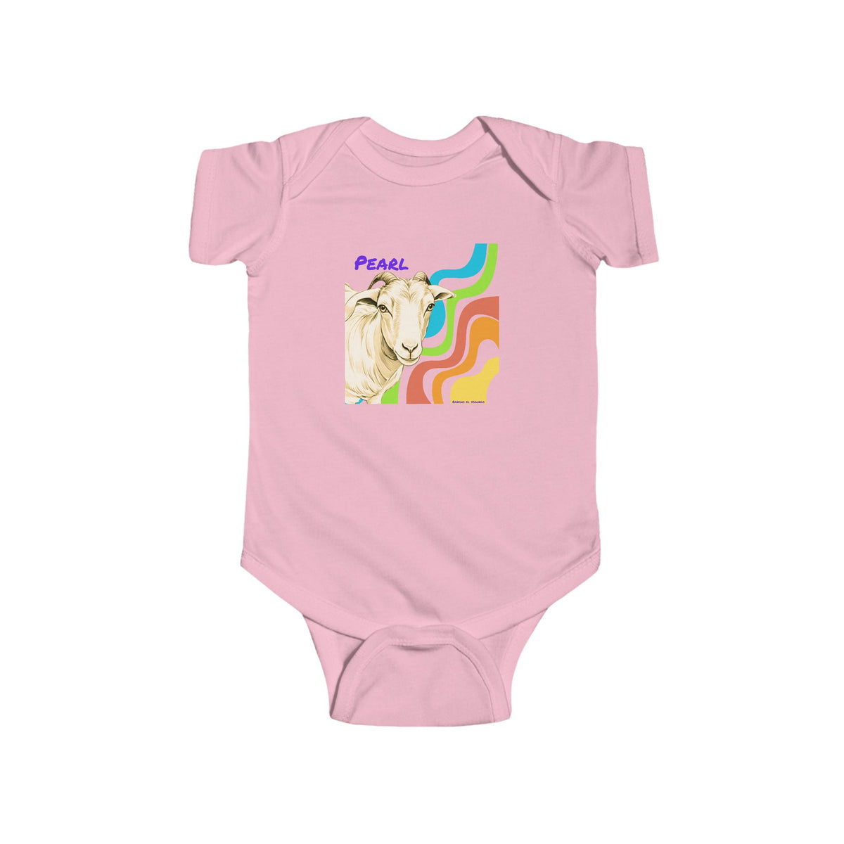 INFANT ONESIE - PEARL - CALI SUN