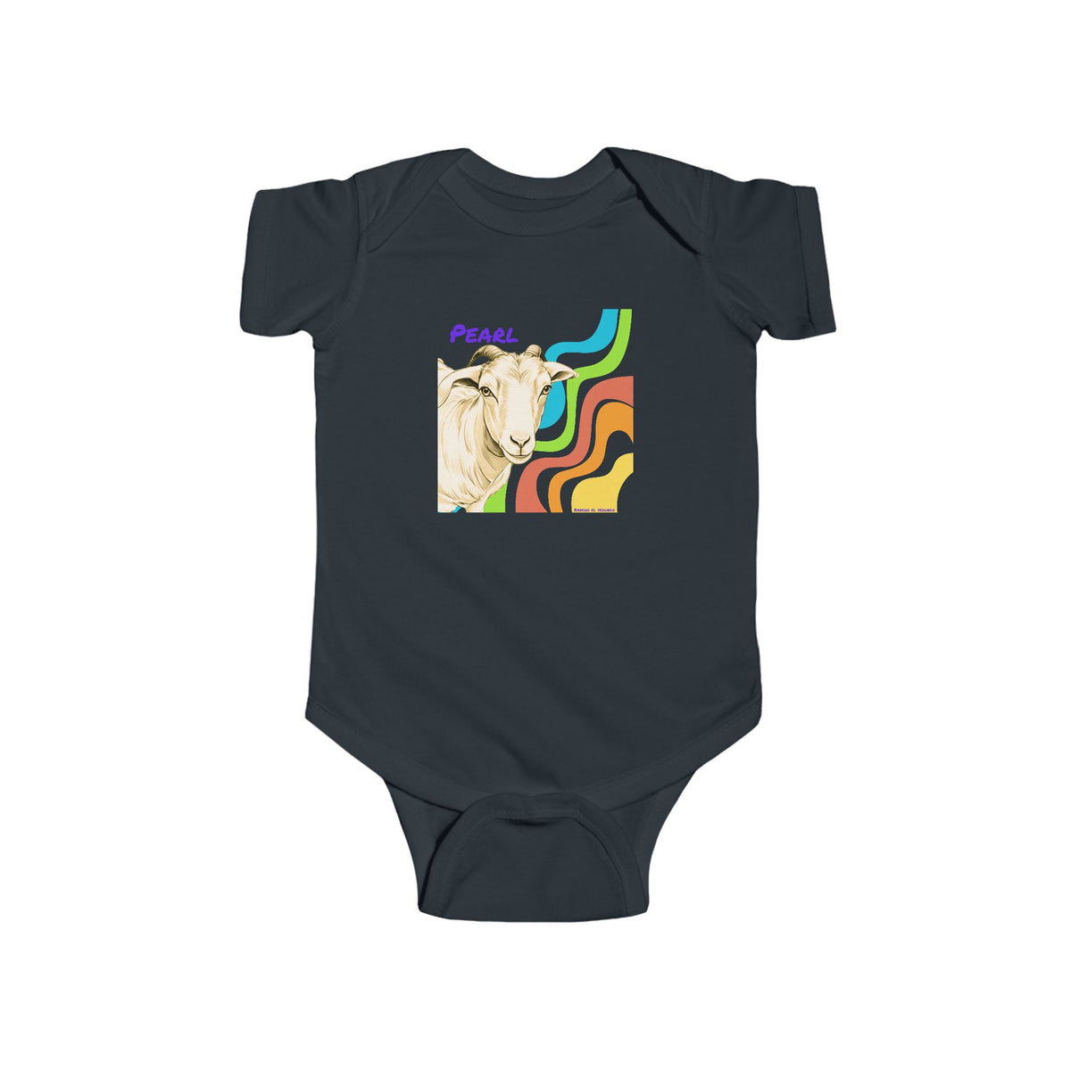 INFANT ONESIE - PEARL - CALI SUN