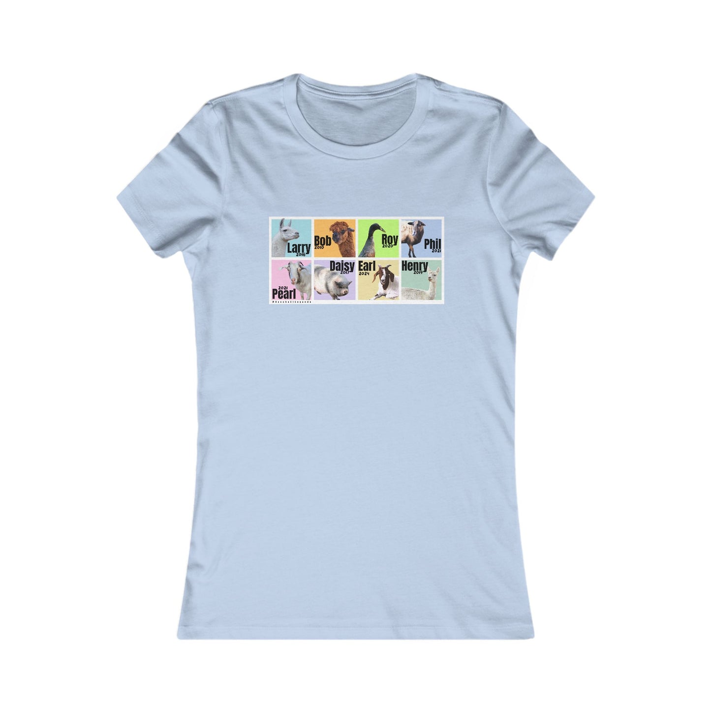 THE WHOLE GANG - WOMEN'S TEE - PASTEL