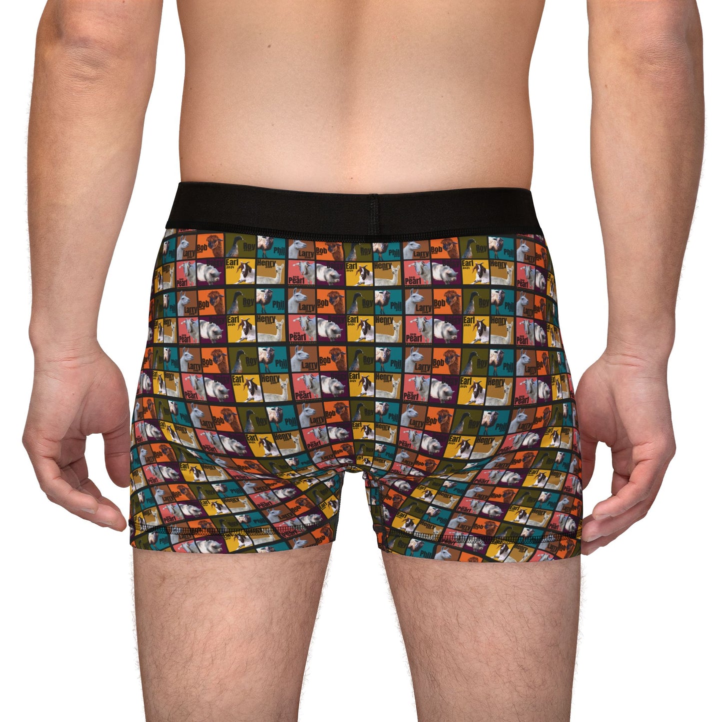 MEN'S BOXERS - THE WHOLE GANG - EARTH TONES