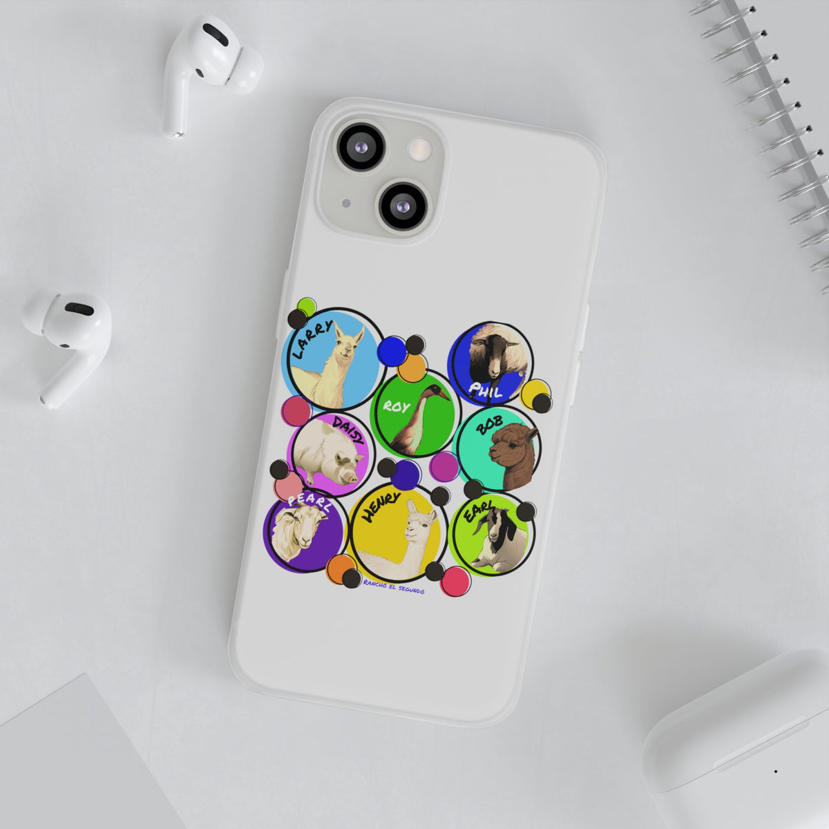 IPHONE & GALAXY FLEXI CASE - THE WHOLE GANG - CALI SUN