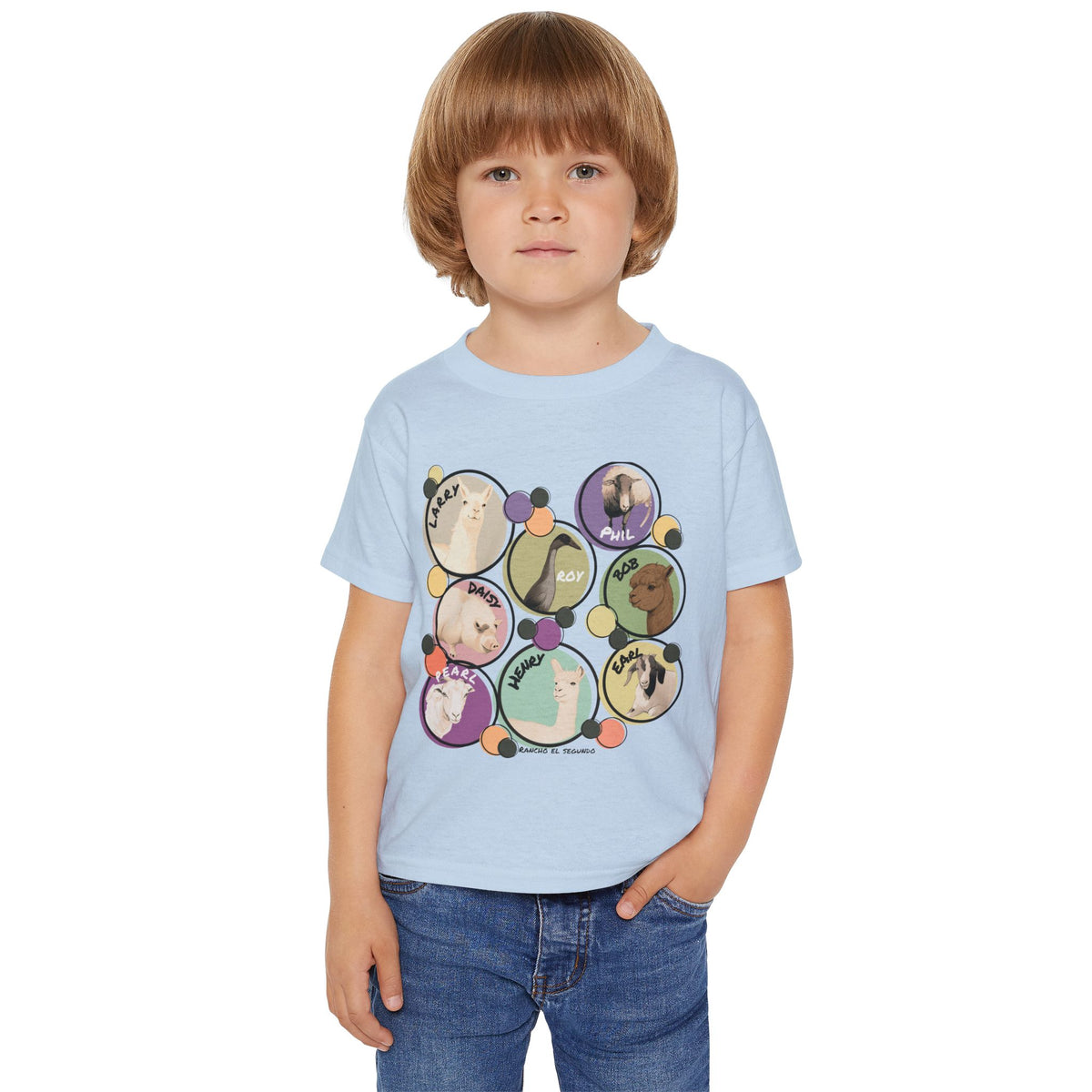 Toddler T-shirt - The Whole Gang  - Muted Colors