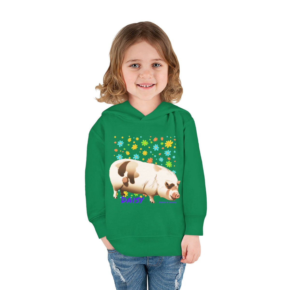 TODDLER HOODIE - DAISY - CALI SUN