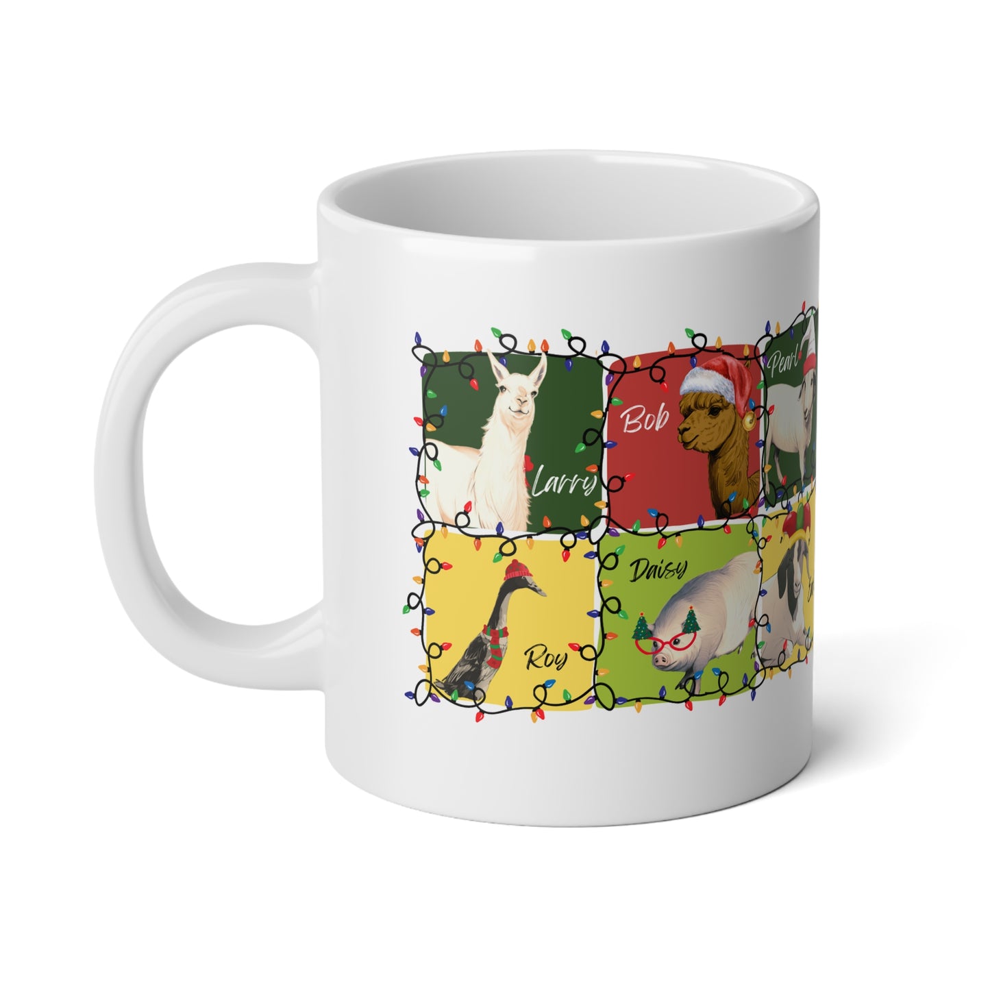 CHRISTMAS WITH THE WOLE GANG MUG - 20oz