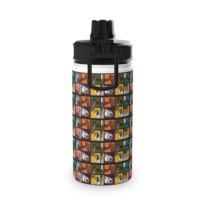 THE WHOLE GANG STAINLESS STEEL WATER BOTTLE - 12oz, 18oz, 32oz - EARTH TONES