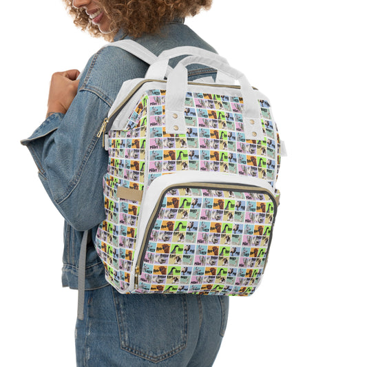 THE WHOLE GANG - DIAPER BACK PACK - PASTEL