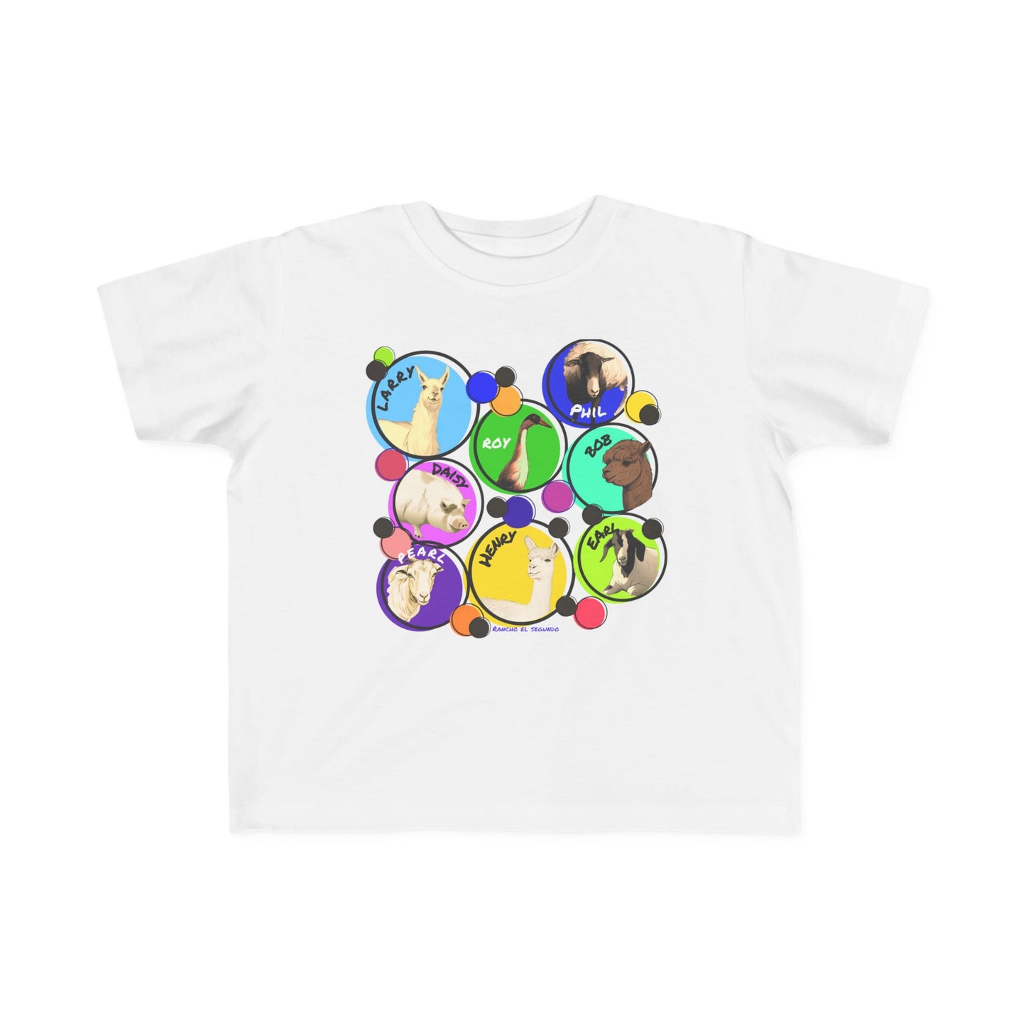 TODDLER T-SHIRT - WHOLE GANG - CALI SUN