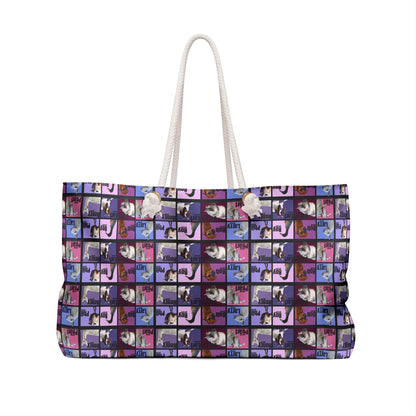 THE WHOLE GANG - WEEKENDER BAG - PURPLE