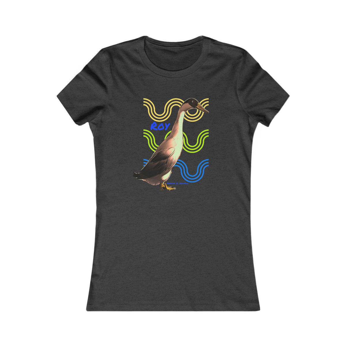 WOMENS SLIM CUT T-SHIRT - ROY - CALI SUN