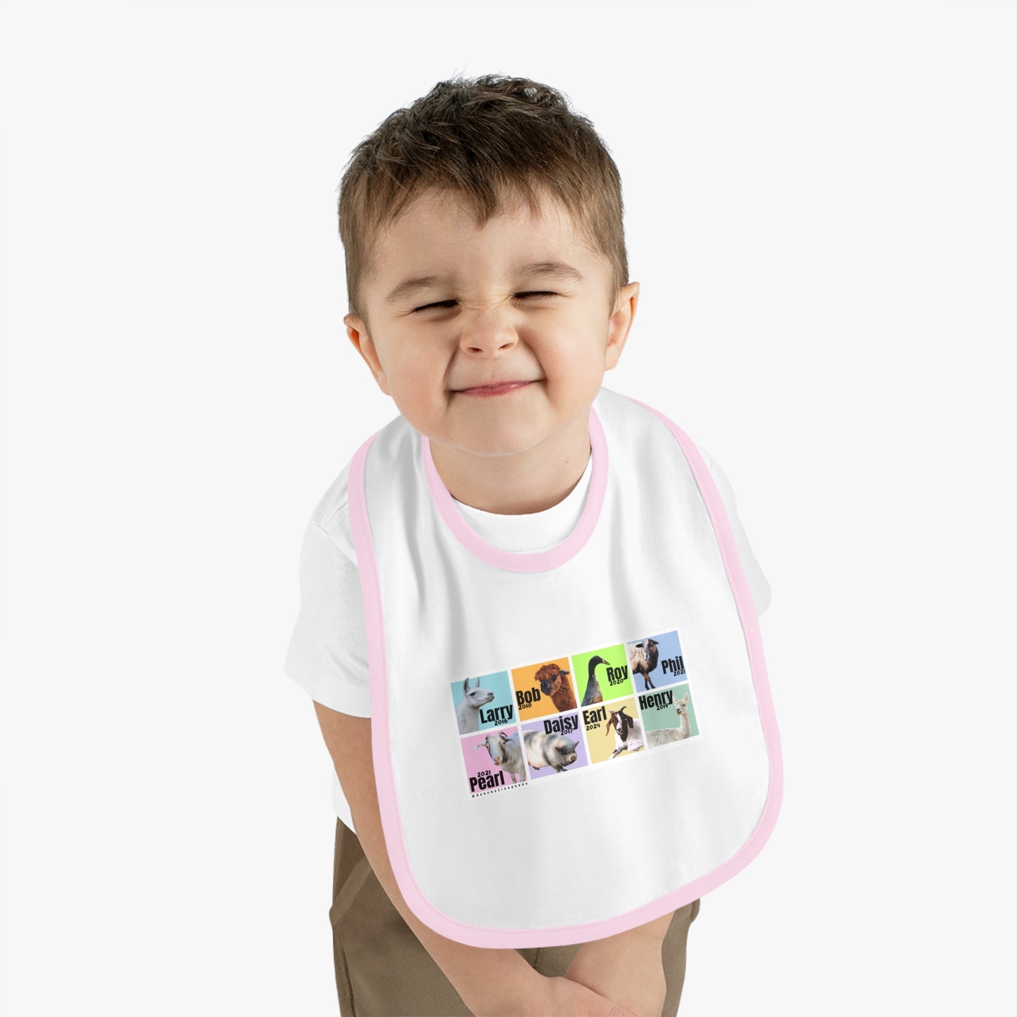 THE WHOLE GANG - BABY BIB - PASTEL