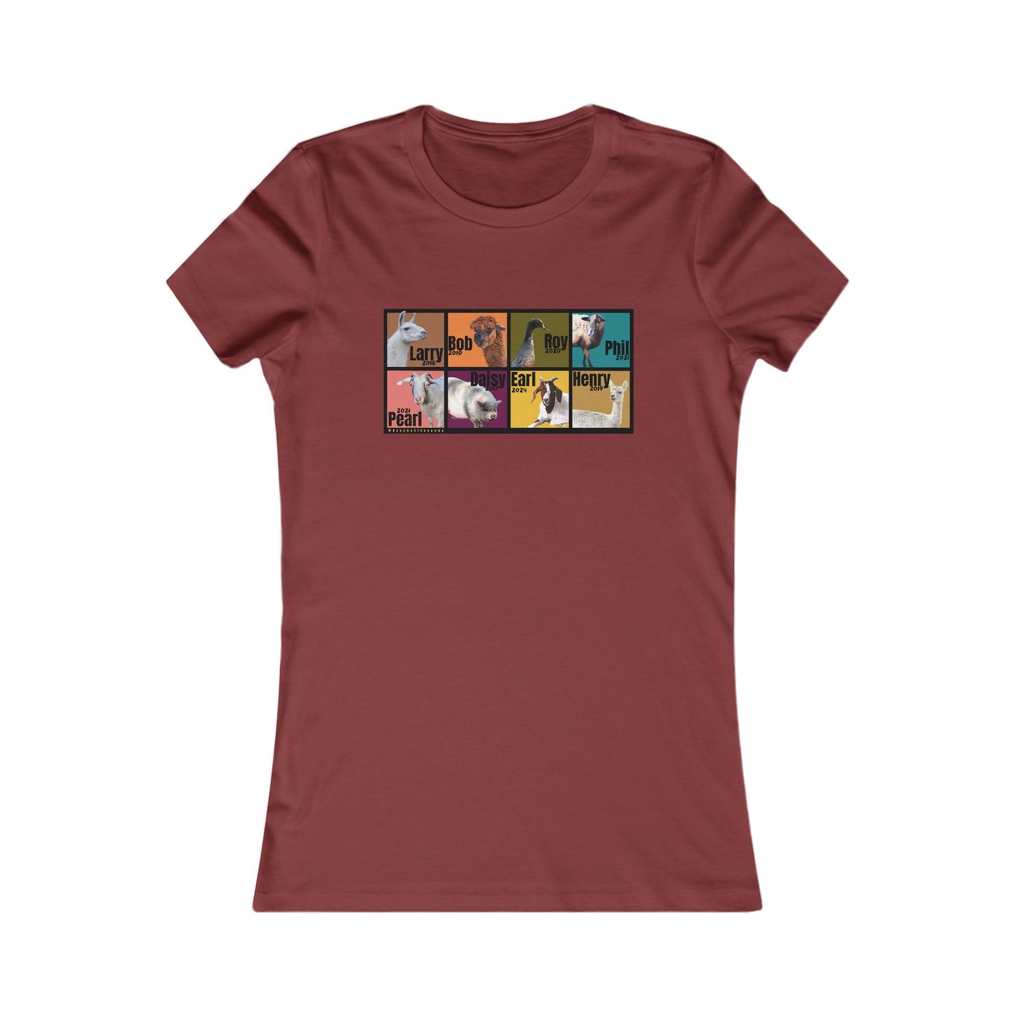 THE WHOLE GANG - WOMENS TEE - EARTH TONES