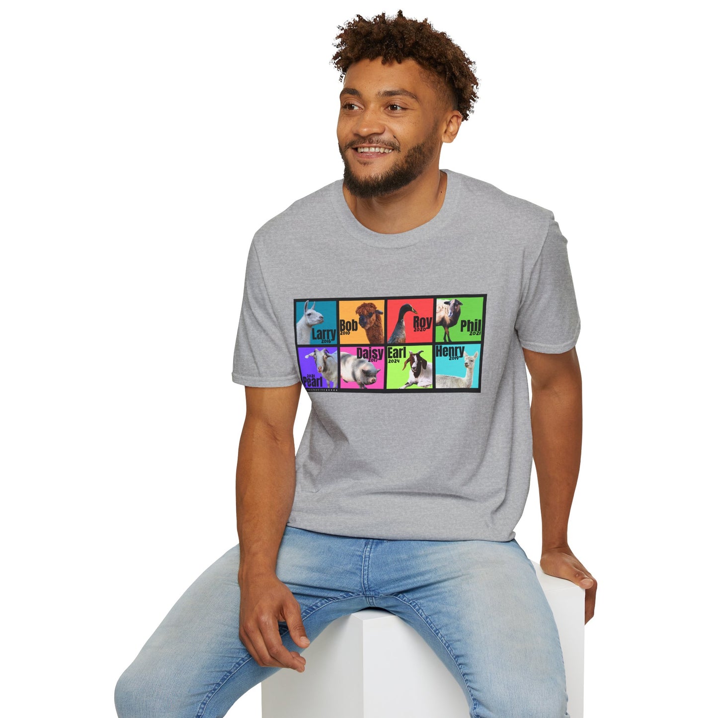 THE WHOLE GANG - ADULT SOFTSTYLE TEE -  BOLD