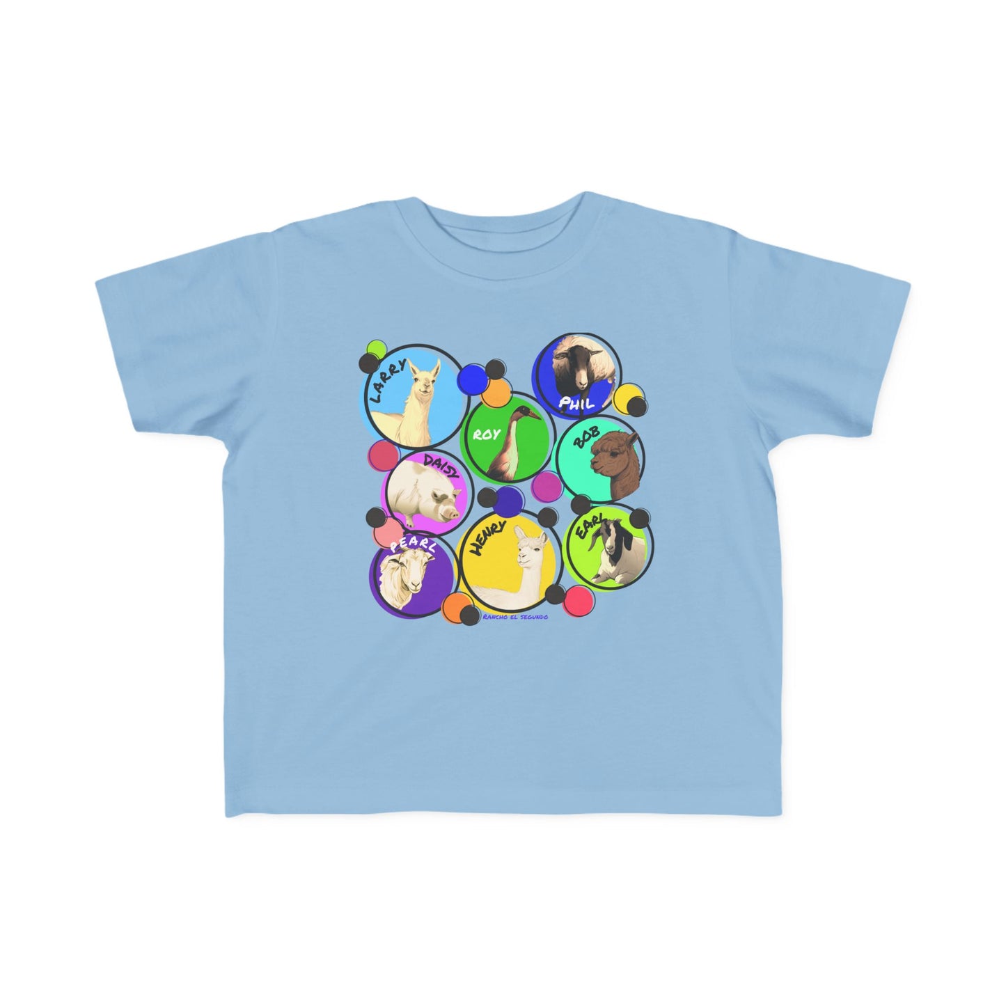 TODDLER T-SHIRT - WHOLE GANG - CALI SUN